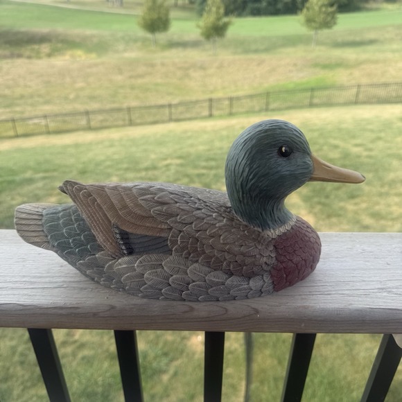 Duck Mallard Decoy Figurine - Picture 1 of 10